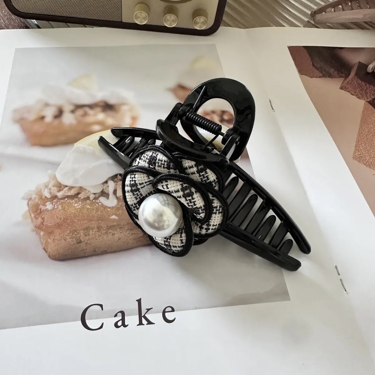 Vintage Floral Hair Clip